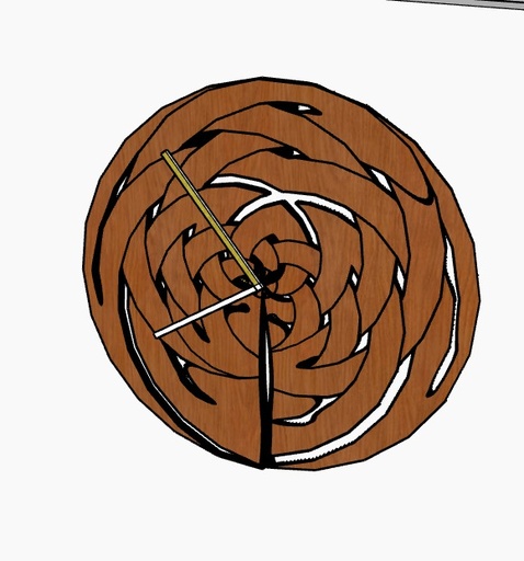 Horloge de décor Pour toute information supplémentaire veuillez nous contacter s'il vous plaît.car le prix varie selon la qualité du bois choisi, ce modèle sont disponibles que sur commande.